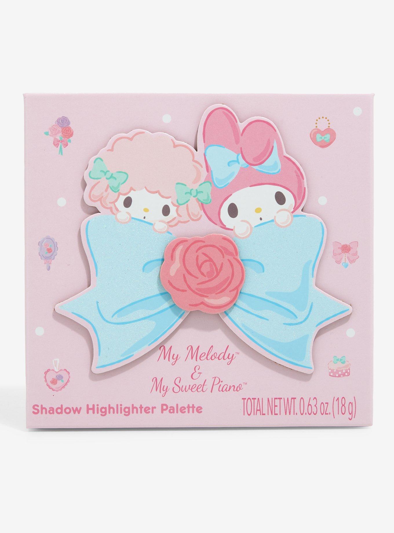 My Melody & My Sweet Piano Eyeshadow & Highlighter Palette, , hi-res
