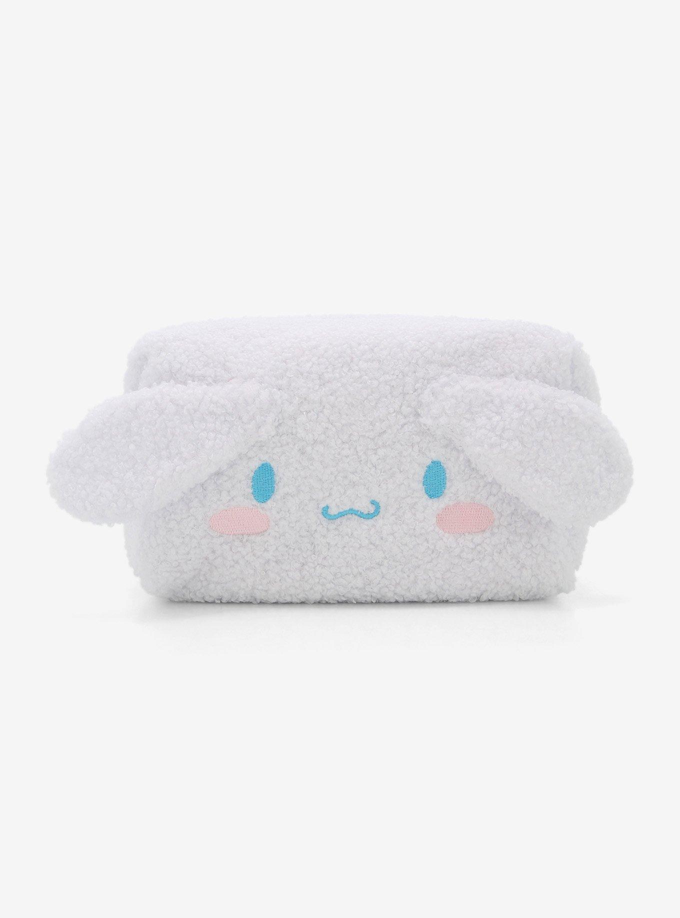 Cinnamoroll Fuzzy Figural Makeup Bag, , hi-res