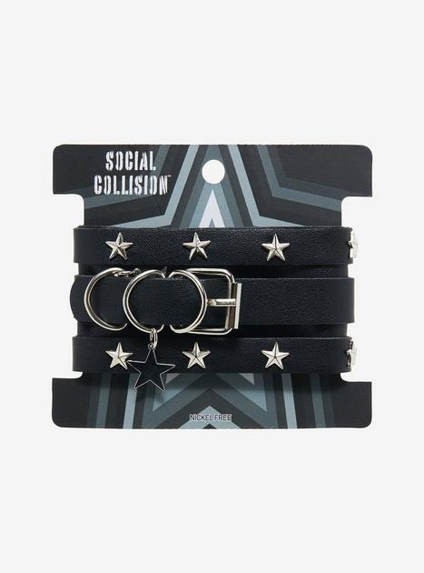 Social Collision® Star Stud Bracelet Cuff | Hot Topic