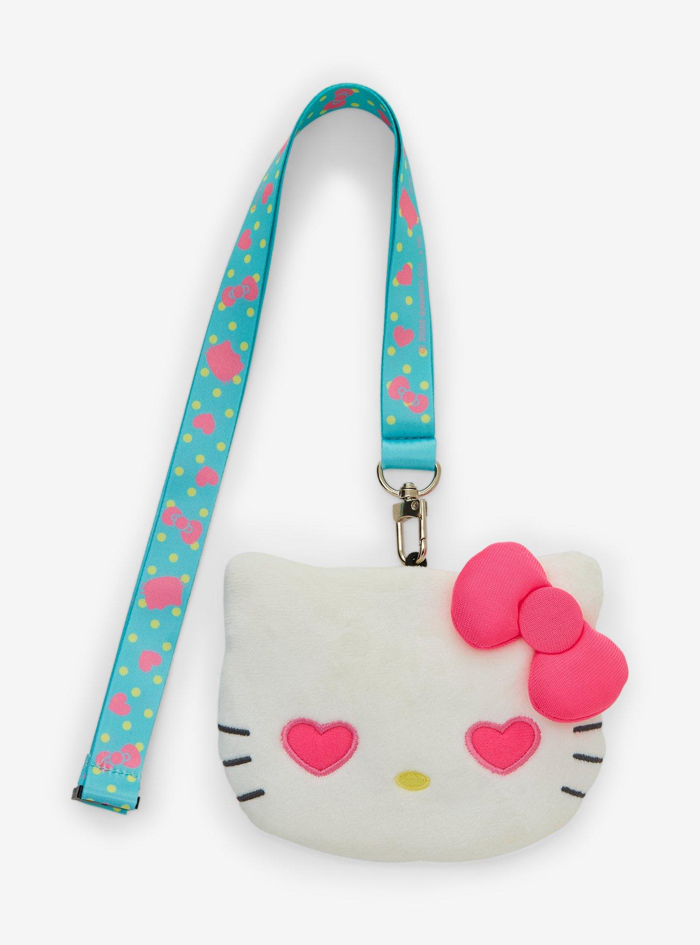 Hello Kitty Heart Eyes Plush Lanyard, , hi-res