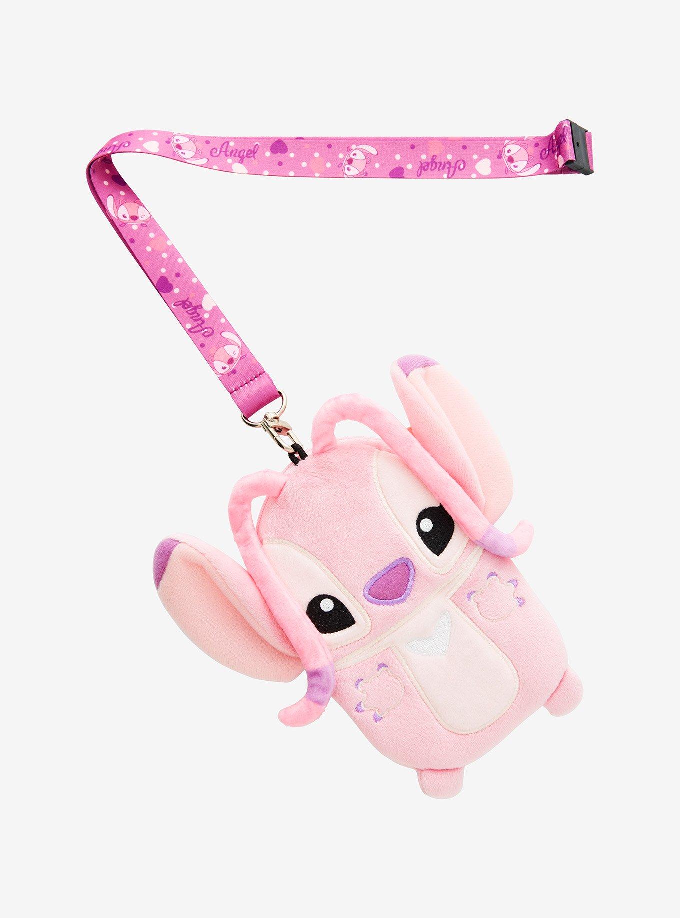 Disney Lilo & Stitch Angel Plush Lanyard Pouch, , hi-res