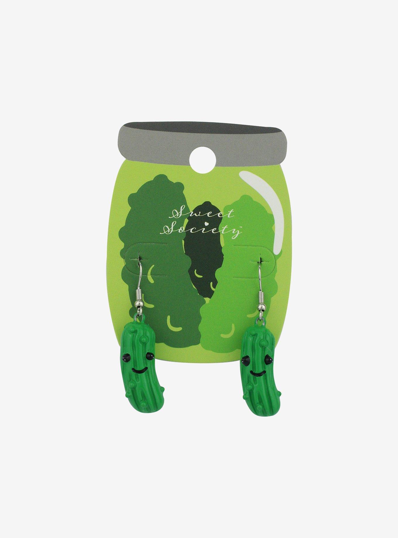 Sweet Society Pickle Drop Earrings, , hi-res