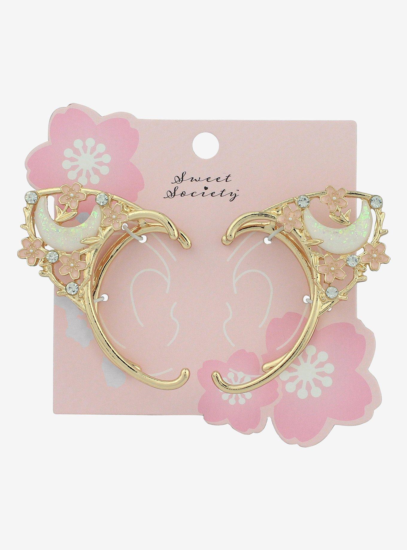 Sweet Society Sakura Moon Ear Cuffs