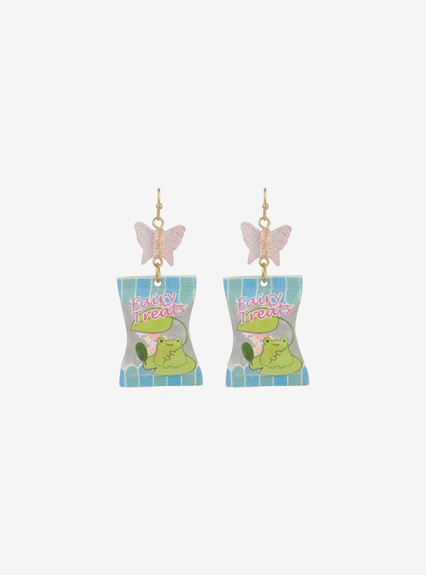 Thorn & Fable Fairy Treat Bag Drop Earrings, , hi-res
