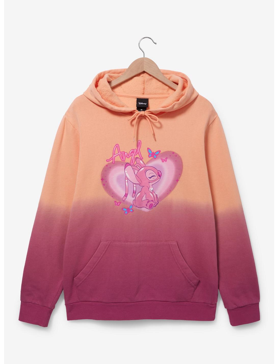 Disney Lilo & Stitch Angel Split Dye Sweatshirt - BoxLunch Exclusive, MULTI, hi-res