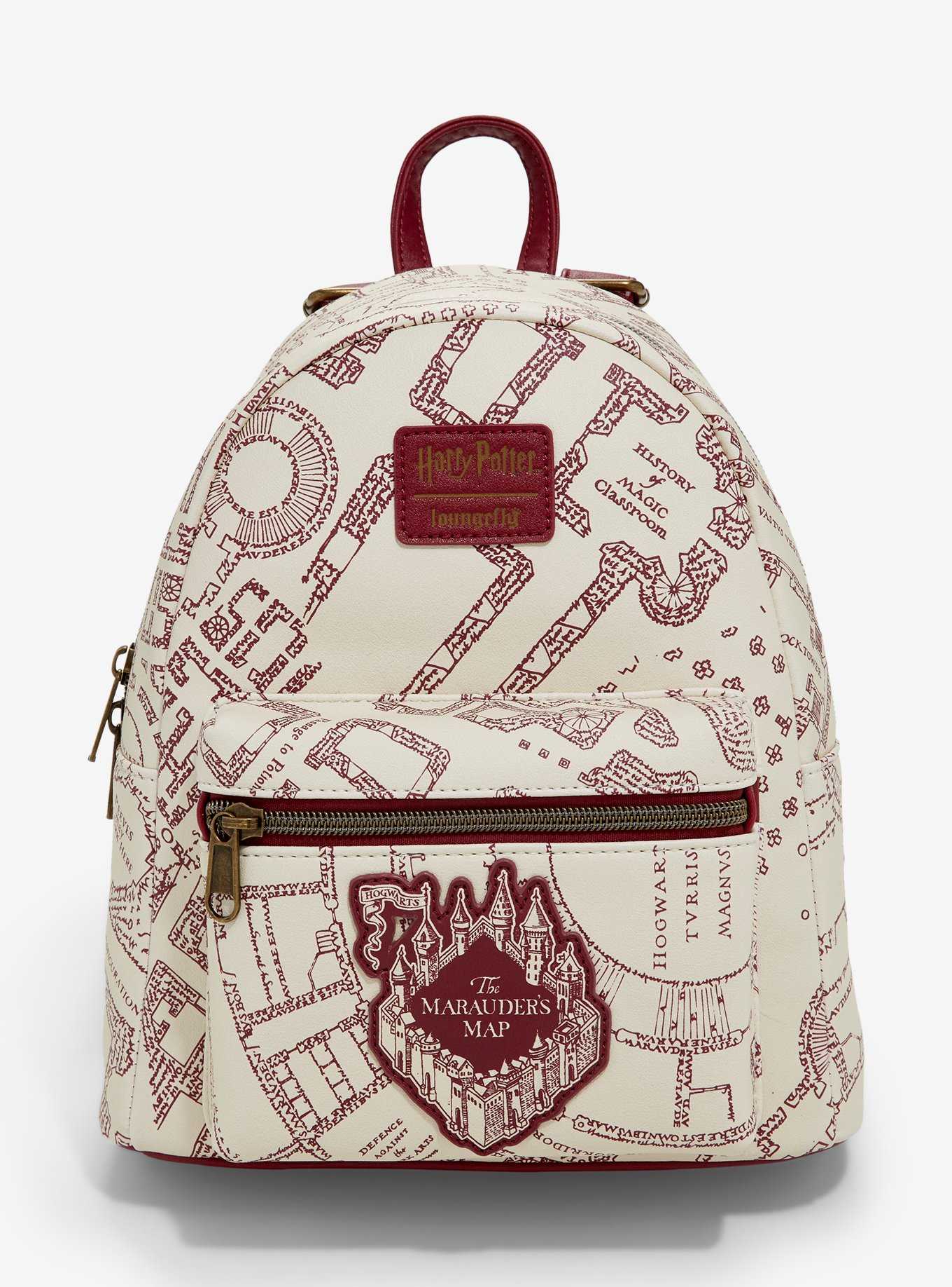 Loungefly Harry Potter Maroon Marauder's Map Mini Backpack, , hi-res
