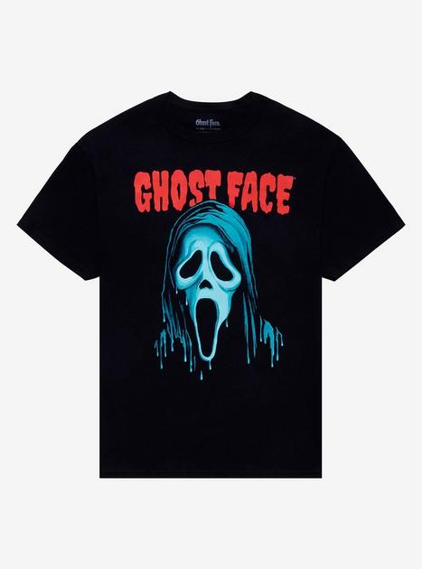 Scream Ghost Face Drippy Portrait T-Shirt | Hot Topic