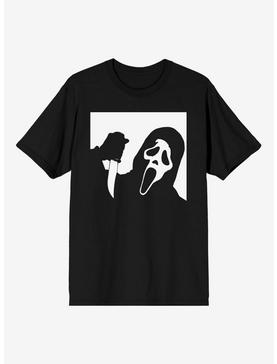 Scream Ghost Face Black & White Box T-Shirt, , hi-res