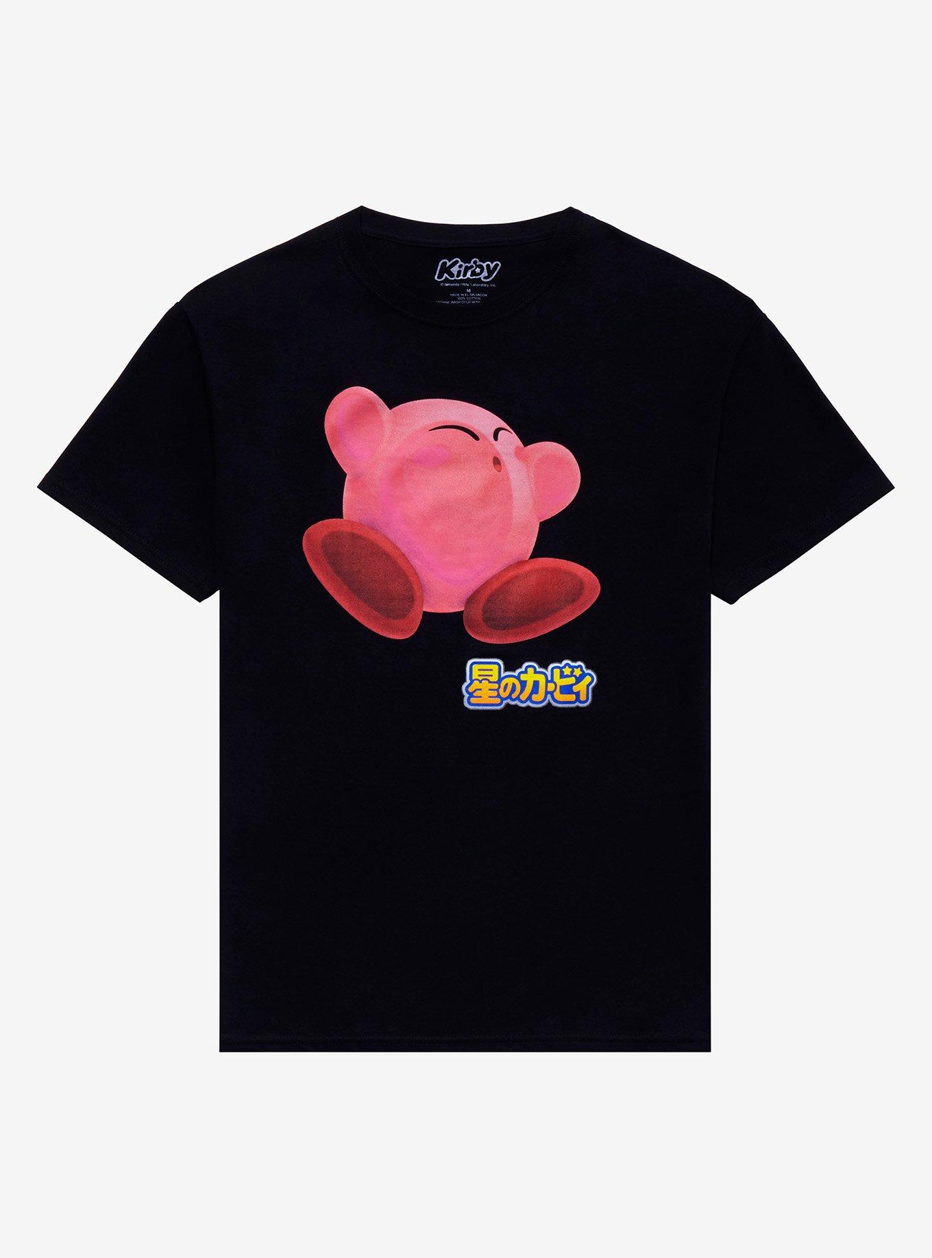 Kirby Smooshed T-Shirt, BLACK, hi-res
