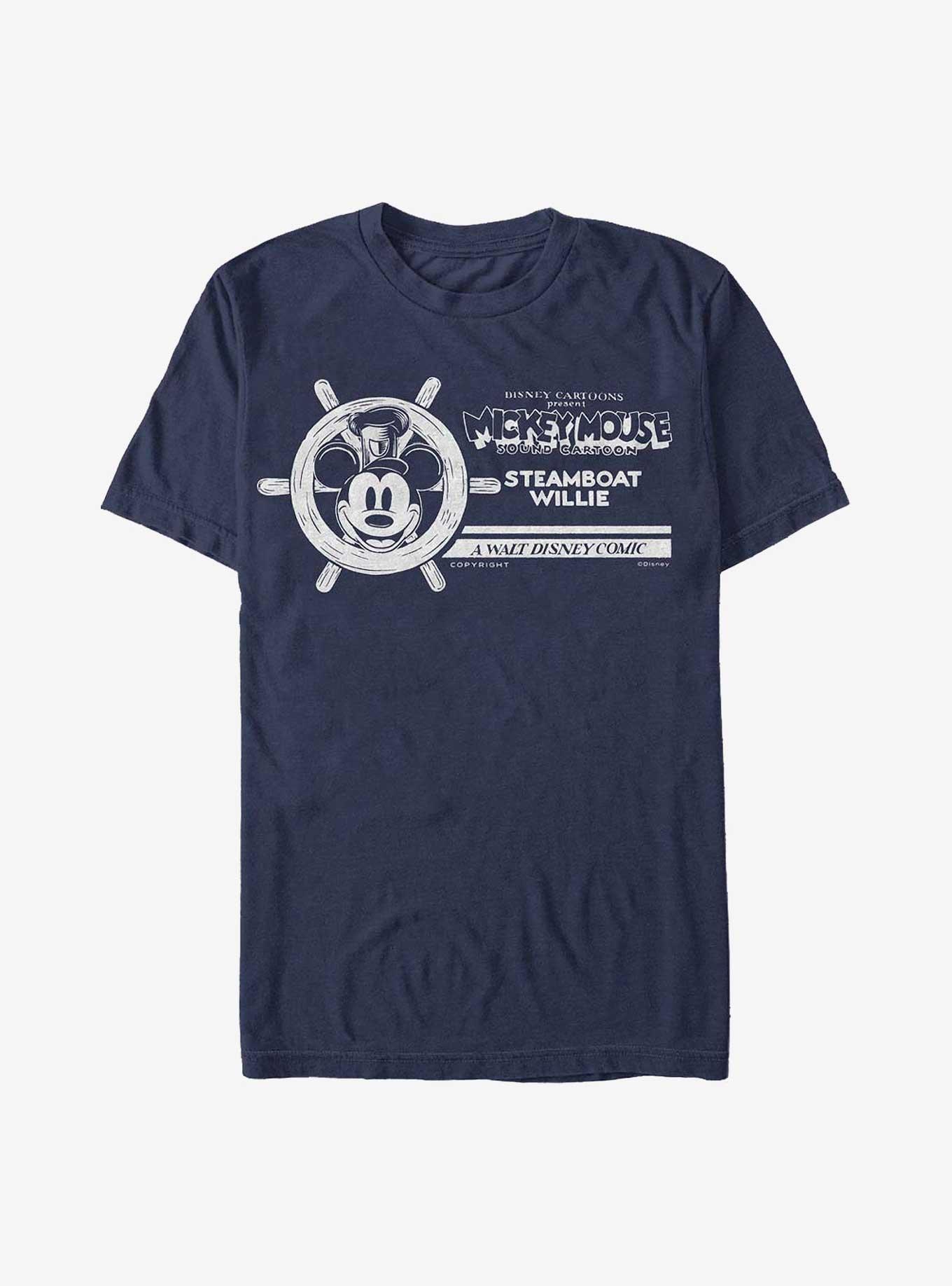 Disney 100 Steamboat Willie Captain T-Shirt, , hi-res