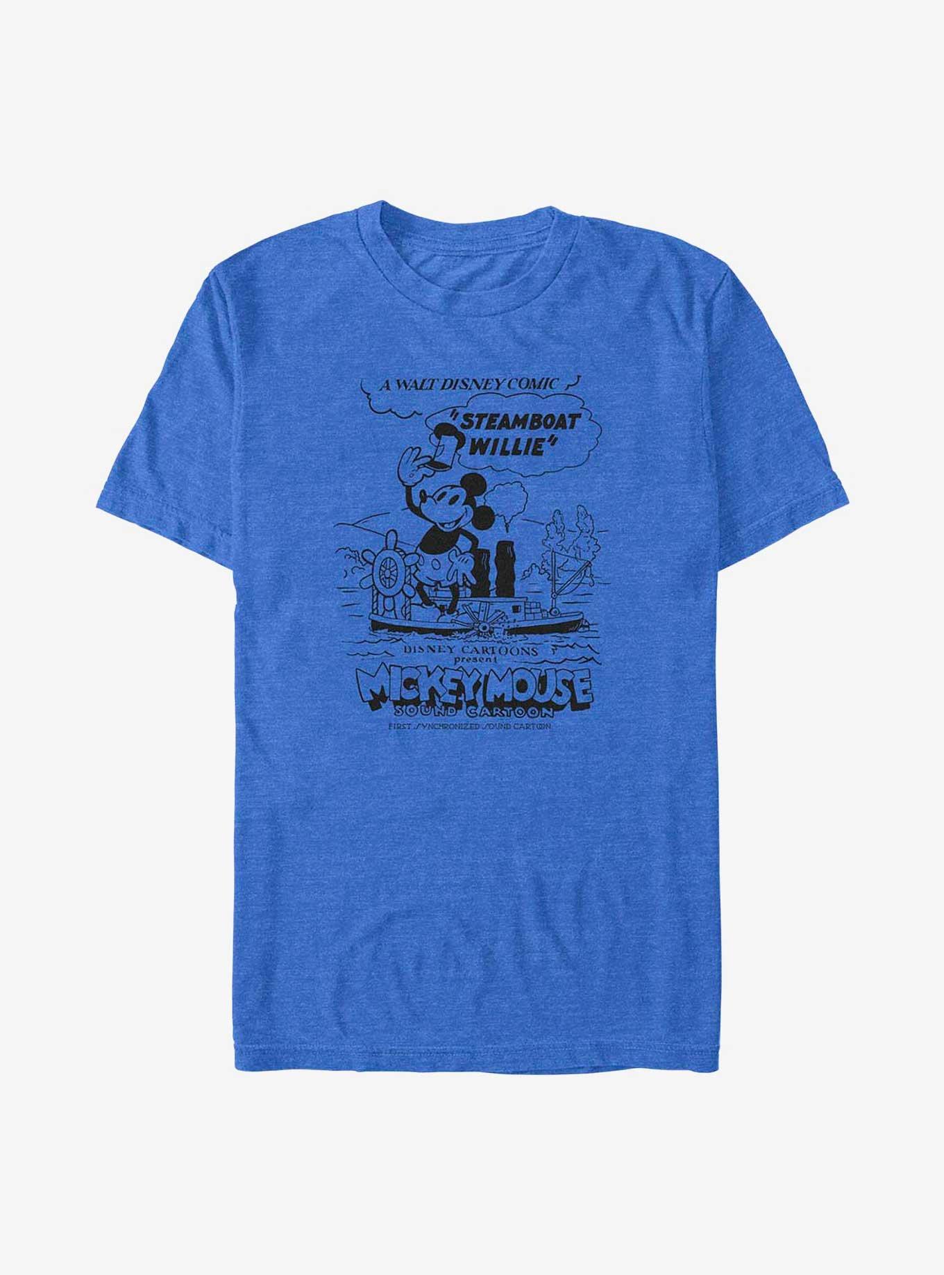 Disney 100 Steamboat Willie On Deck T-Shirt, , hi-res