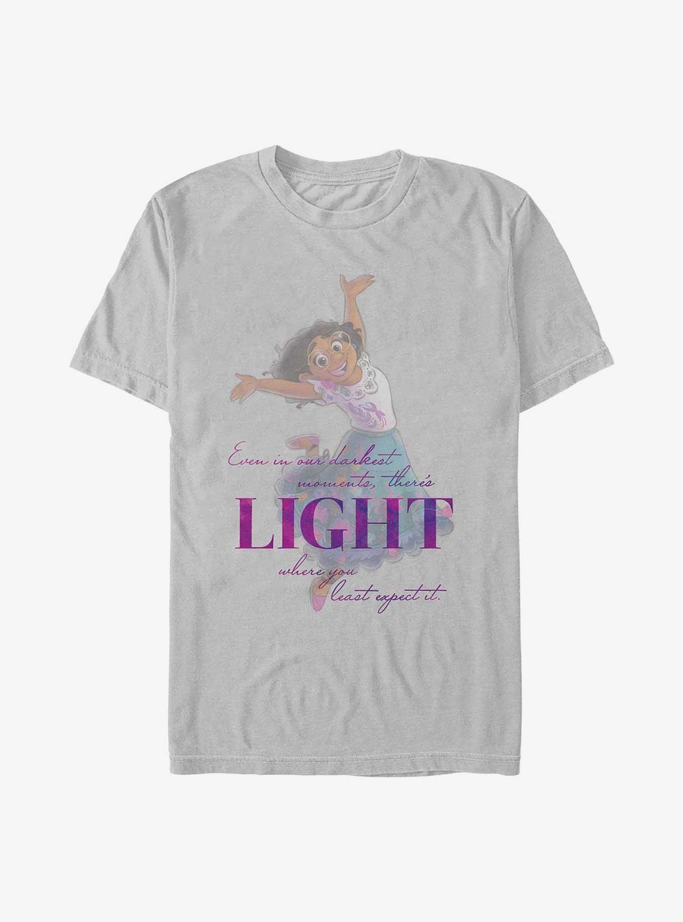 Disney 100 Mirabel Light Up TShirt SILVER Hot Topic