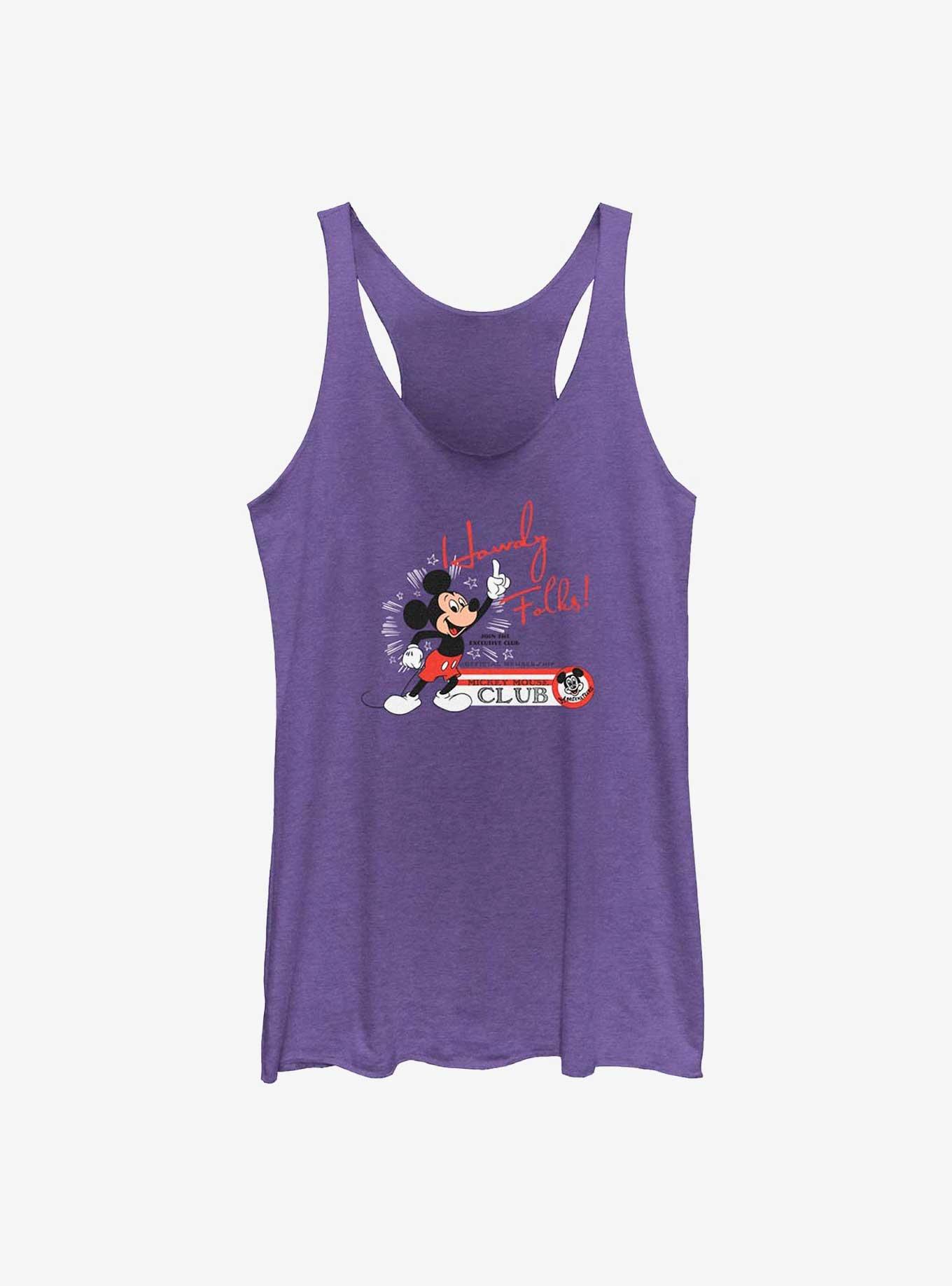 Disney 100 Mickey Mouse Howdy Folks Girls Tank