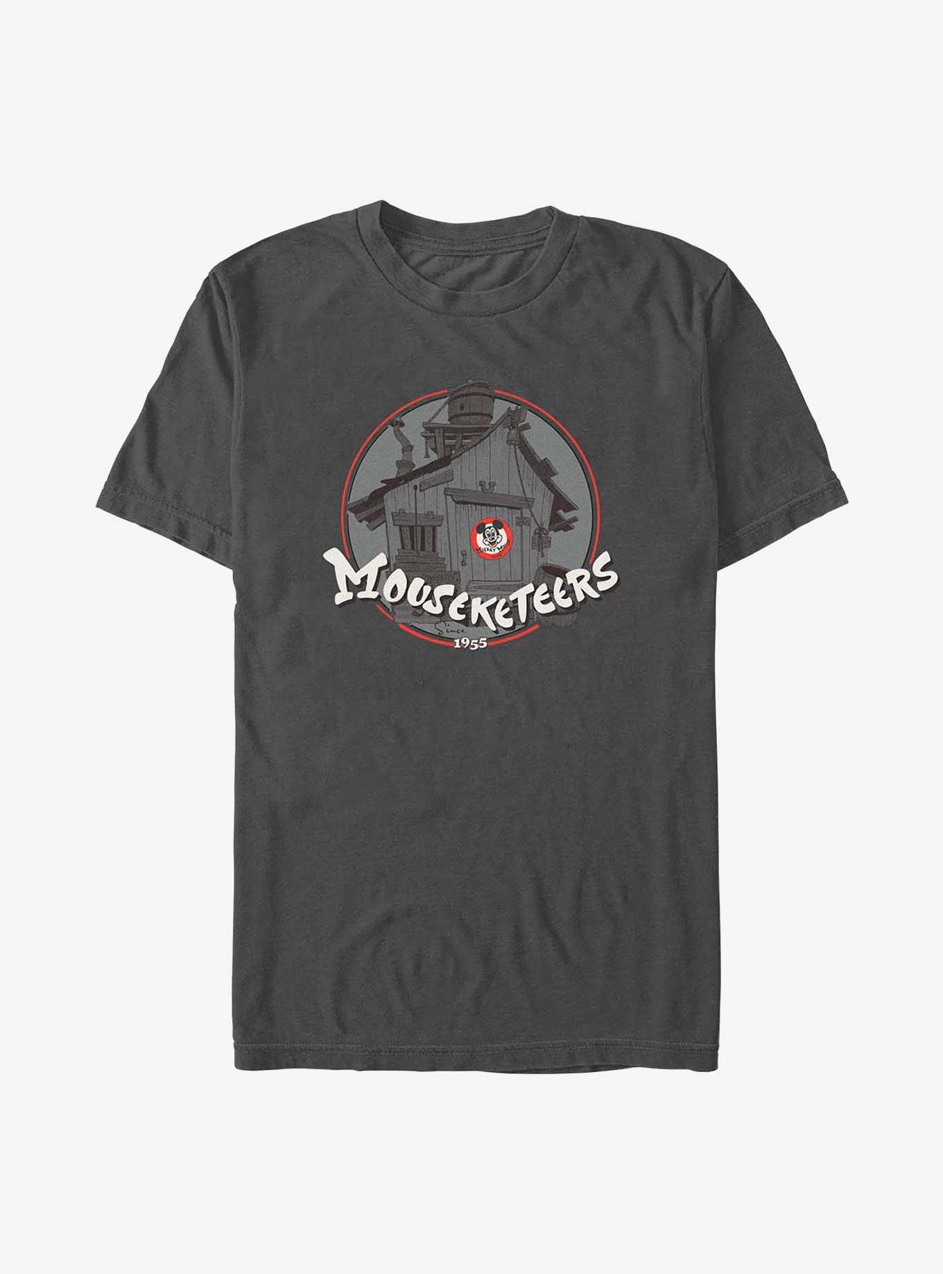 Disney 100 Mouseketeers Badge T-Shirt, CHARCOAL, hi-res