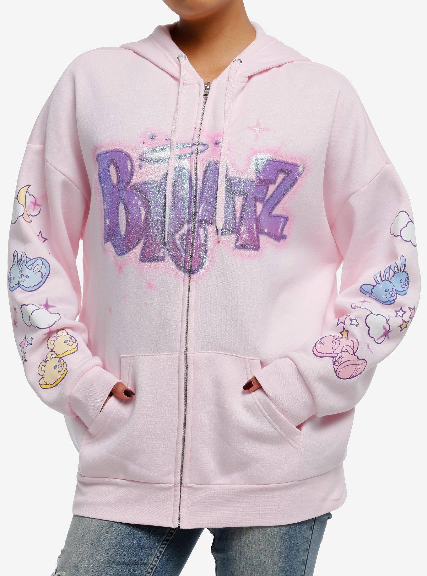 Bratz Slumber Party Girls Oversized Hoodie, MULTI, hi-res