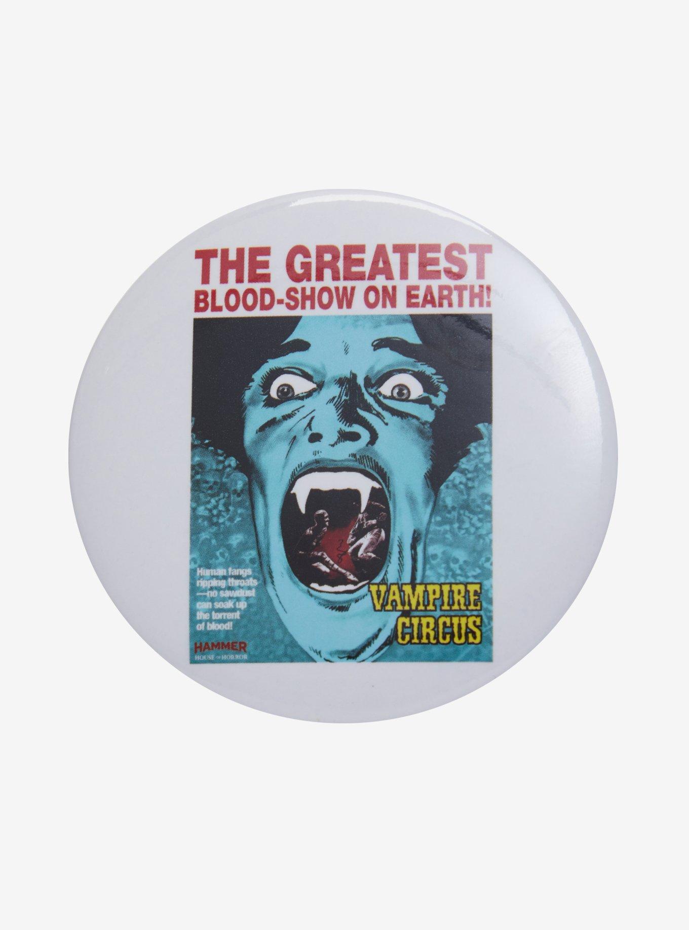 The Vampire Circus Poster Button, , hi-res