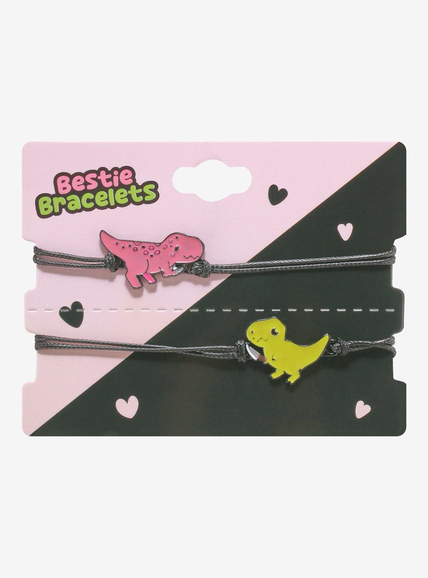 Dinosaur Weapon Best Friend Cord Bracelet Set