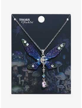 Thorn & Fable Ombre Butterfly Wing Drop Necklace, , hi-res