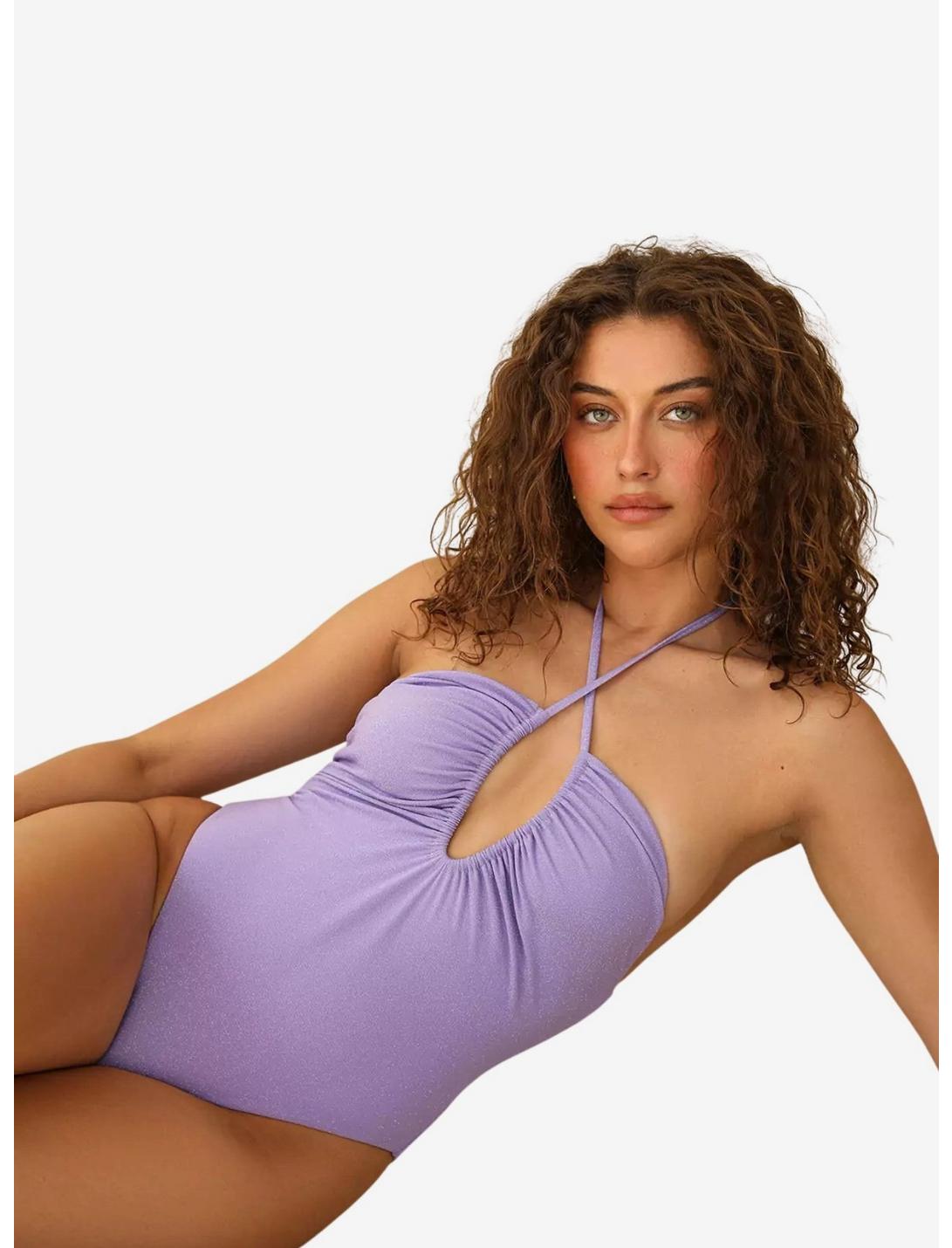 Dippin' Daisy's Lindsay One Piece Bedazzled Lilac, PURPLE, hi-res