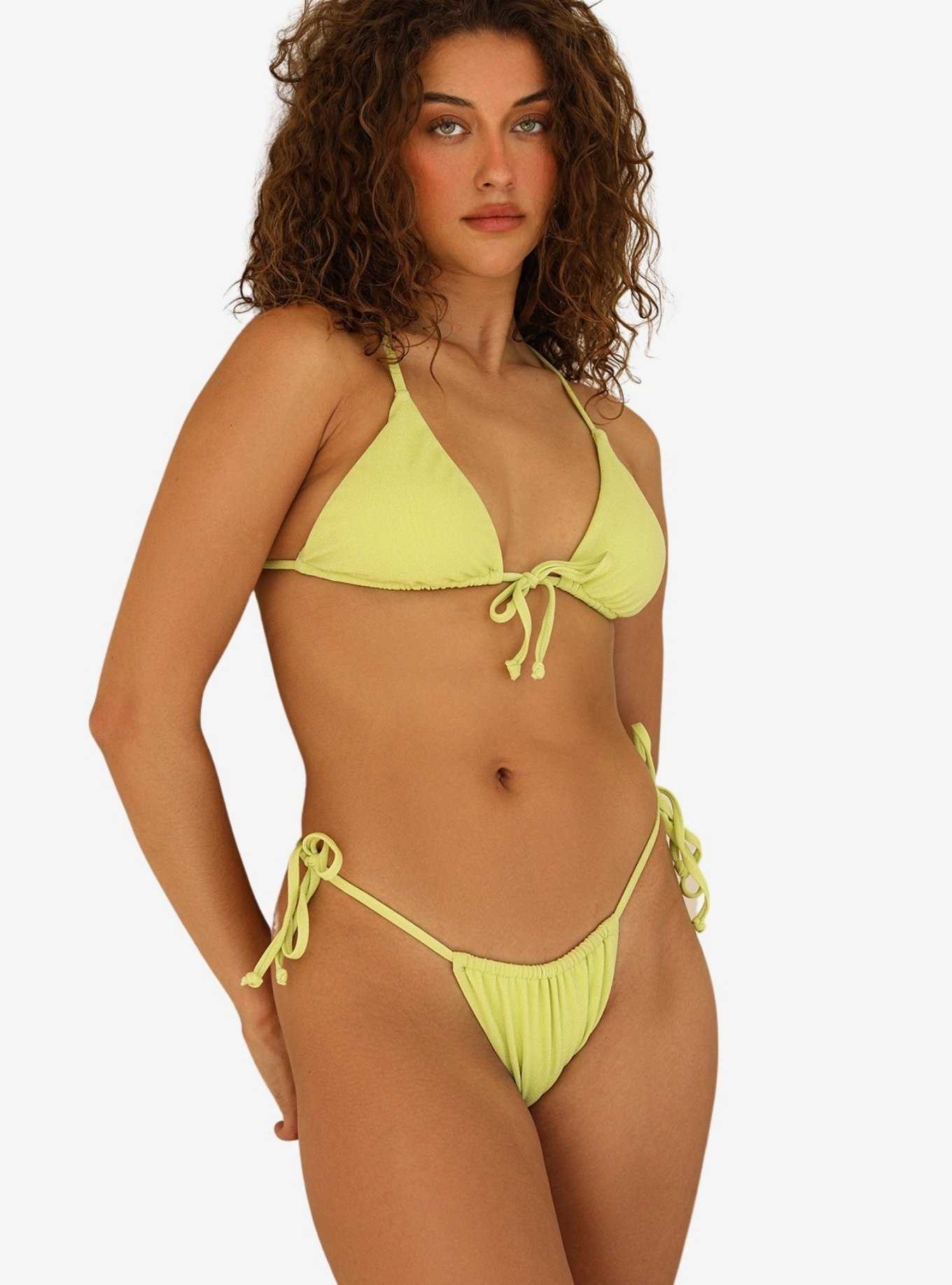 Dippin' Daisy's Cove Swim Top Lime Green, , hi-res
