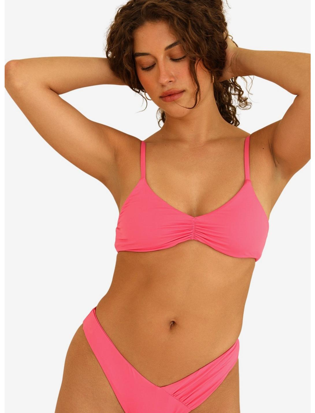 Dippin' Daisy's Britney Swim Top Plastic Pink, PINK, hi-res