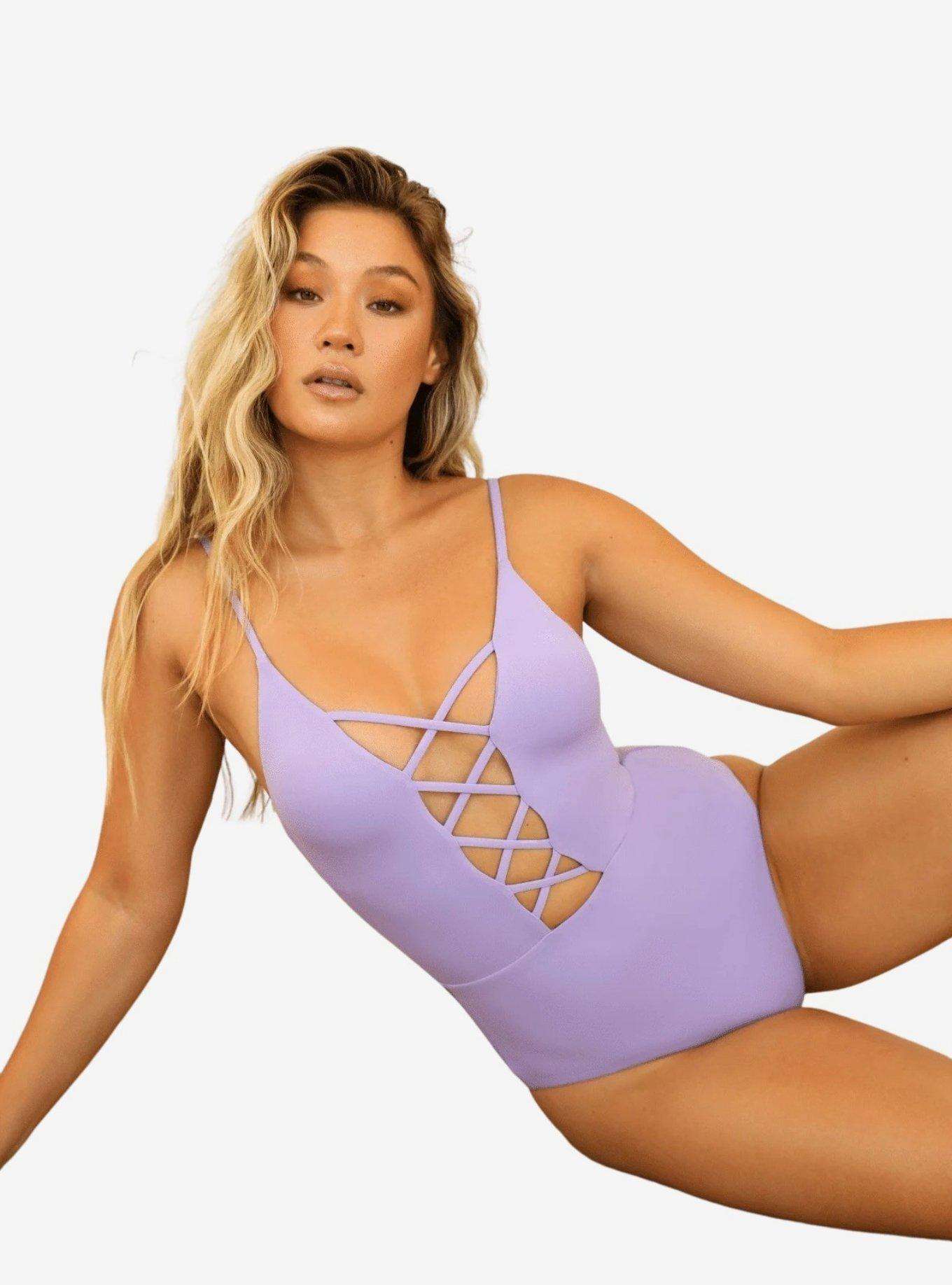 Dippin' Daisy's Bliss One Piece Amethyst, PURPLE, hi-res