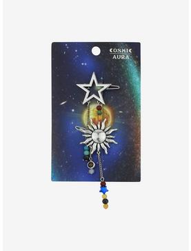Cosmic Aura Sun & Star Hair Clip Set, , hi-res