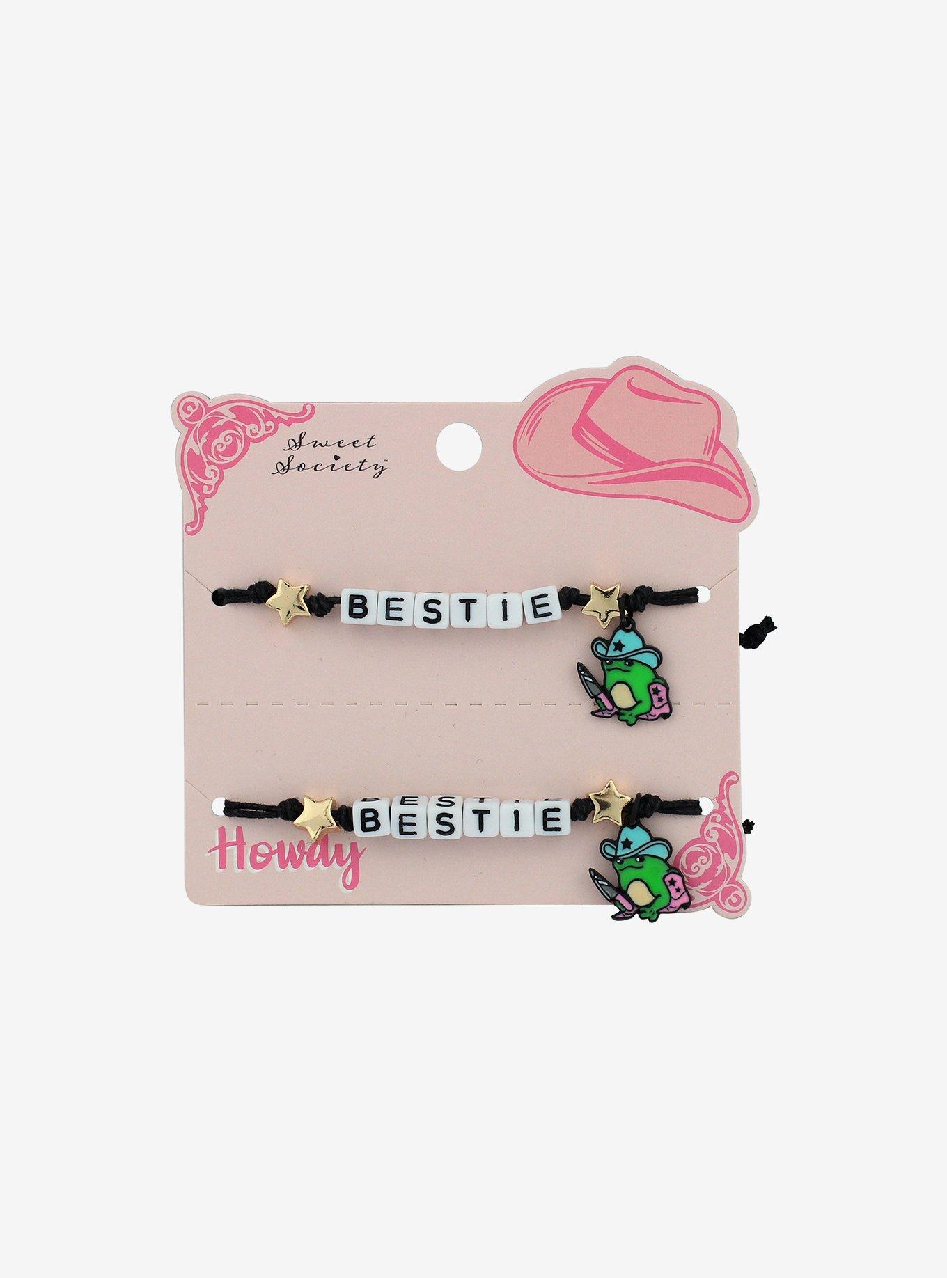 Sweet Society Cowboy Frog Best Friend Cord Bracelet Set, , hi-res