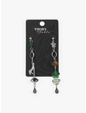 Thorn & Fable Eyeball Bead Drop Earrings, , hi-res