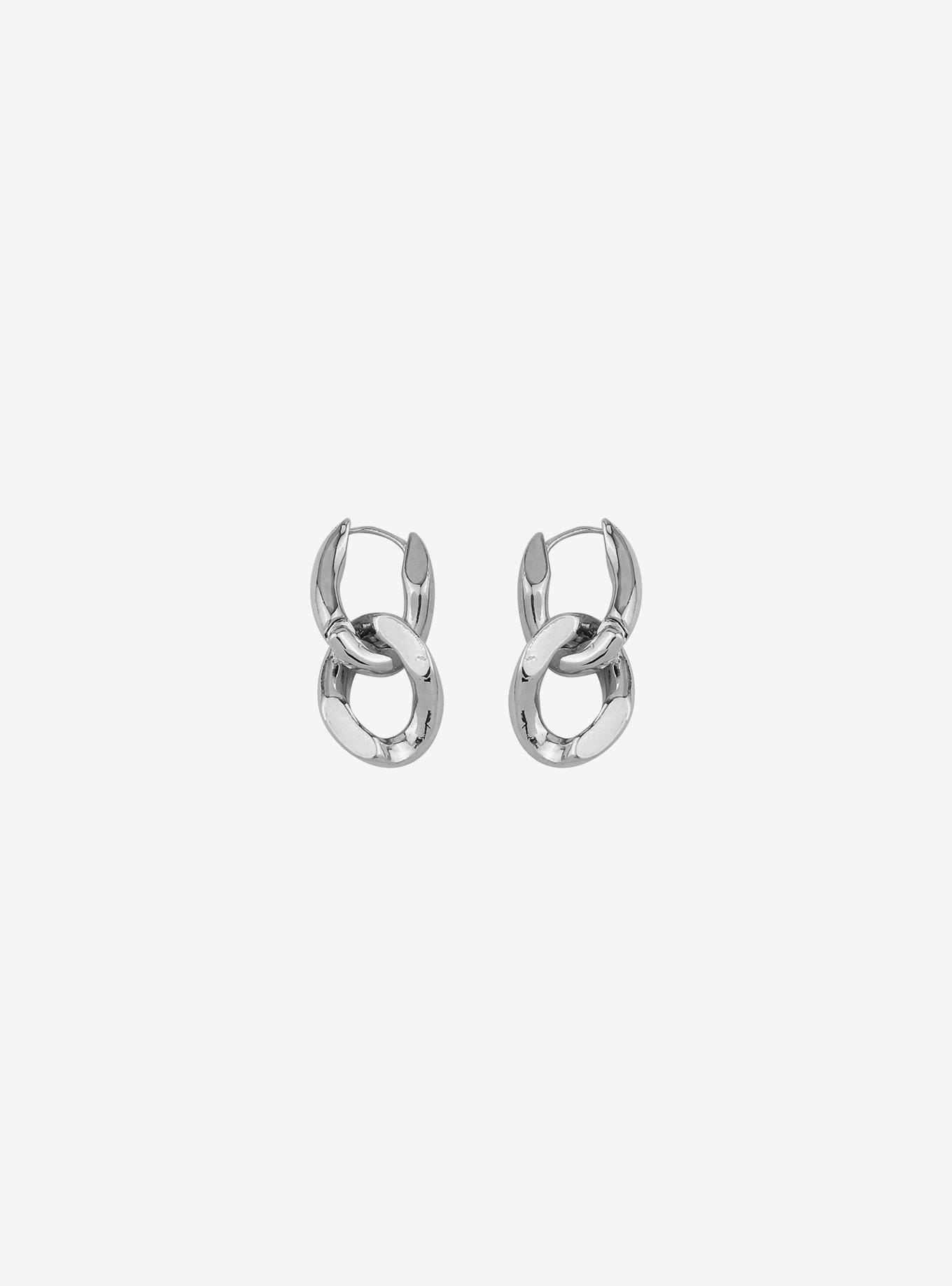 Chain Link Drop Earrings, , hi-res