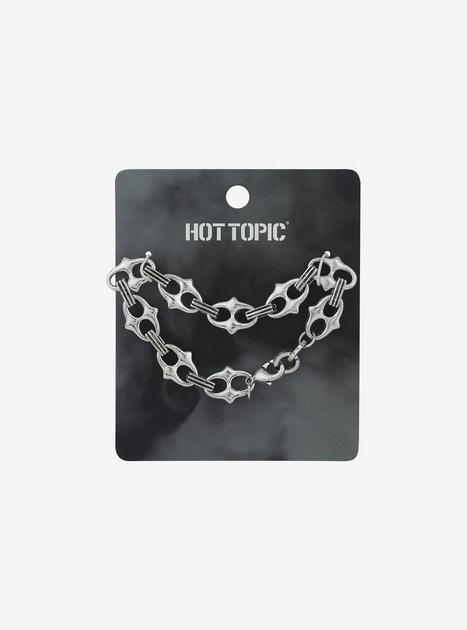 Silver Chain Link Guys Bracelet | Hot Topic