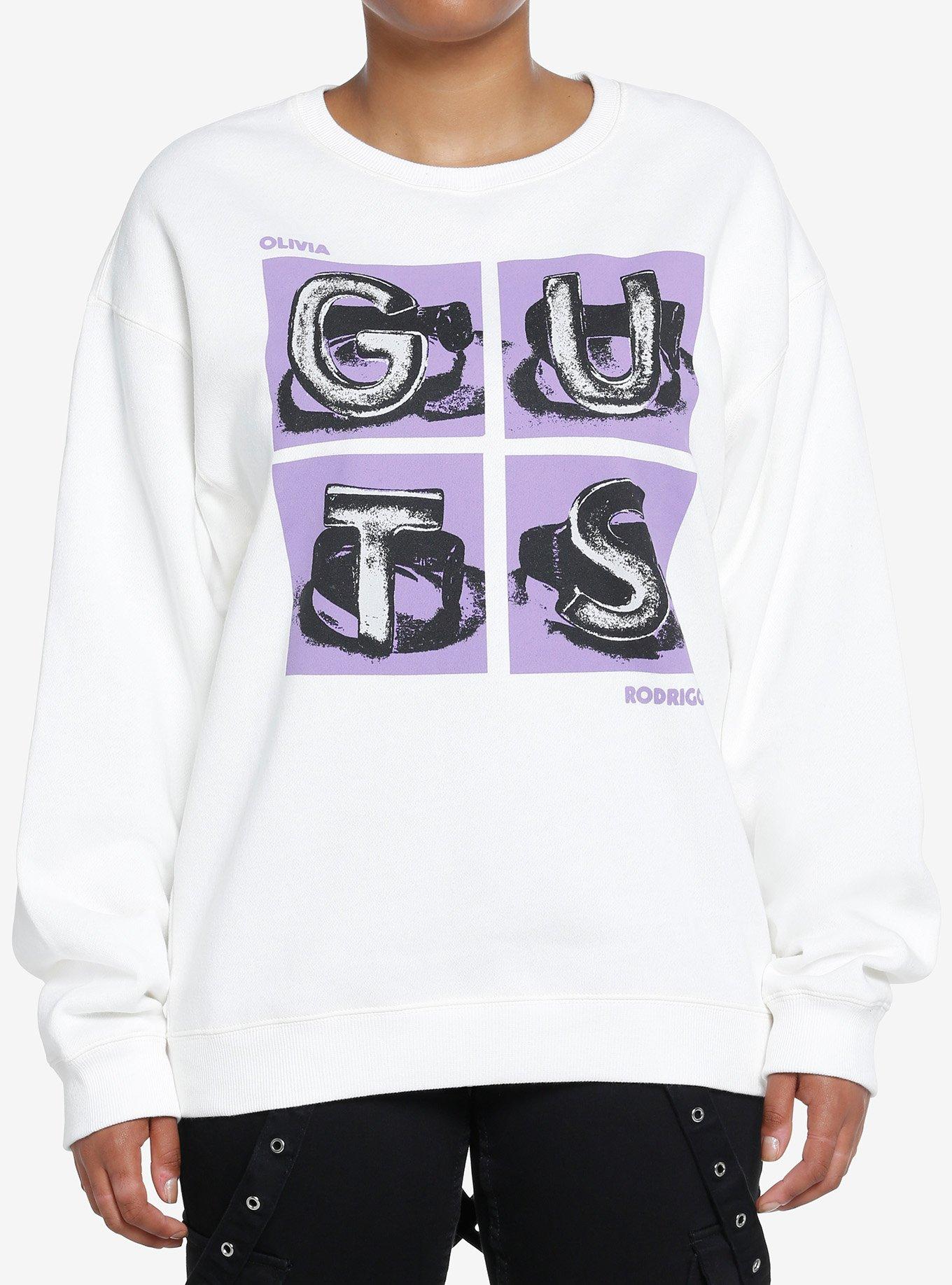 Olivia Rodrigo Guts Girls Sweatshirt, BRIGHT WHITE, hi-res