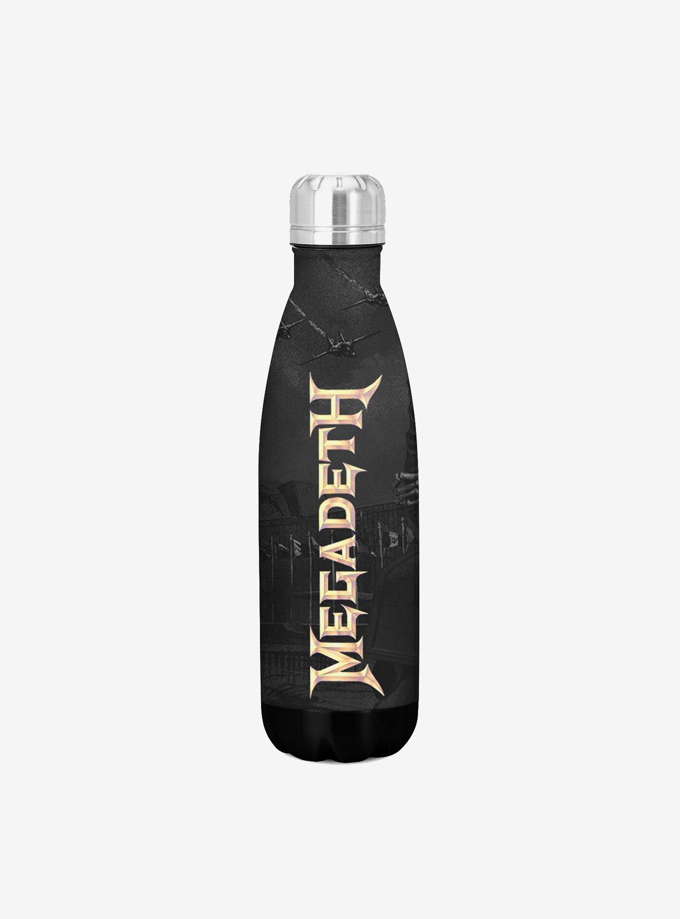 Rocksax Megadeth Logo Water Bottle