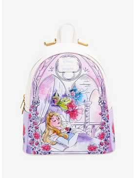 Loungefly Disney Sleeping Beauty Flowers & Three Good Fairies Mini Backpack, , hi-res
