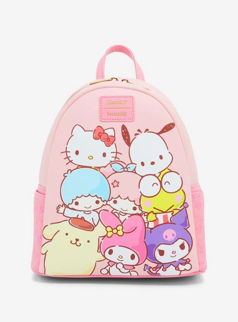 NWOT Pink Loungefly Hello fashion Kitty & Friends Sakura Mini Backpack