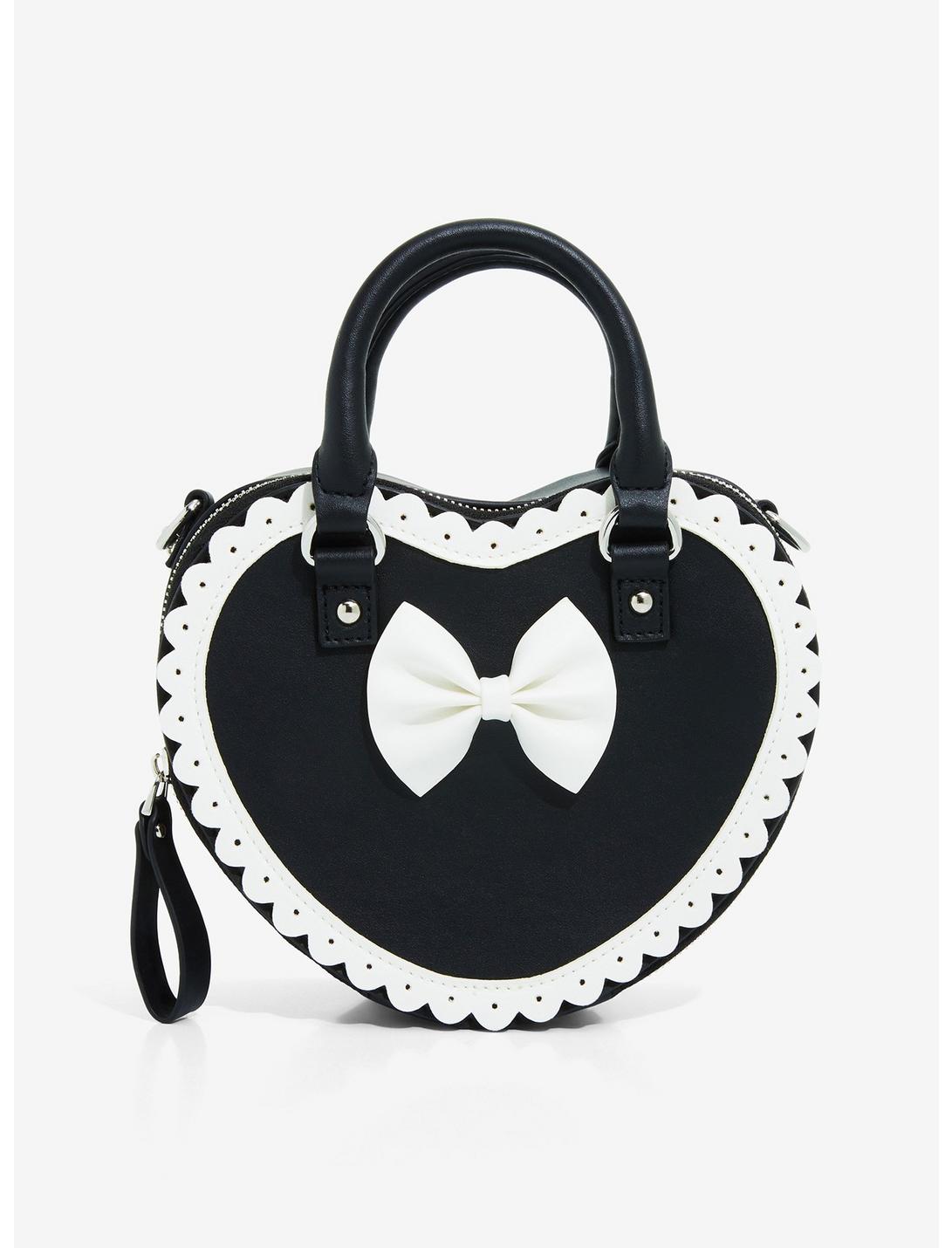 Black Heart Lolita Crossbody Bag, , hi-res