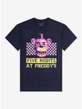 Five Nights At Freddy's Checkered T-Shirt, BLACK, hi-res