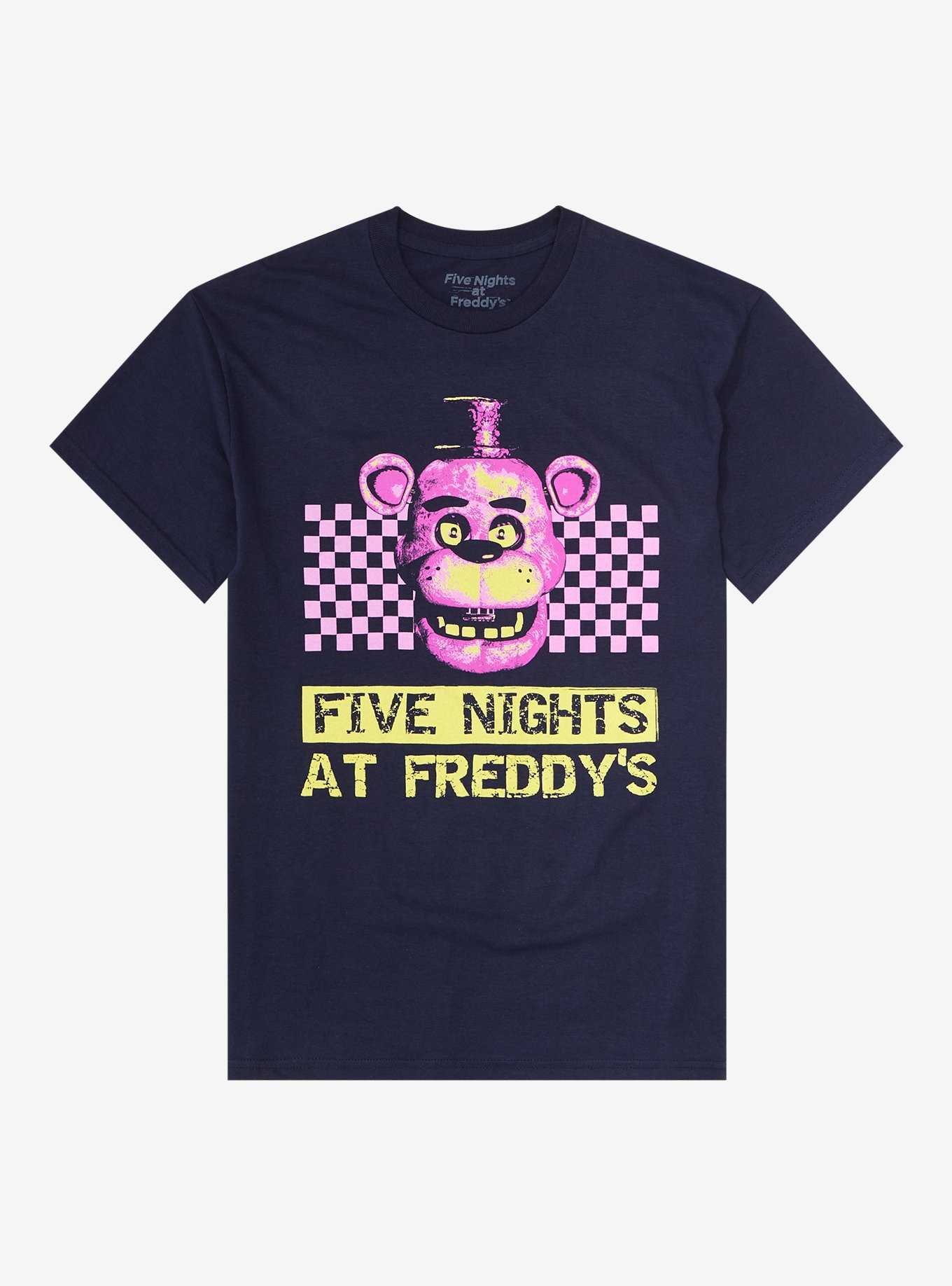 Five Nights At Freddy's Checkered T-Shirt, , hi-res