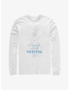 Disney100 Olaf Worth Melting For Long-Sleeve T-Shirt, , hi-res