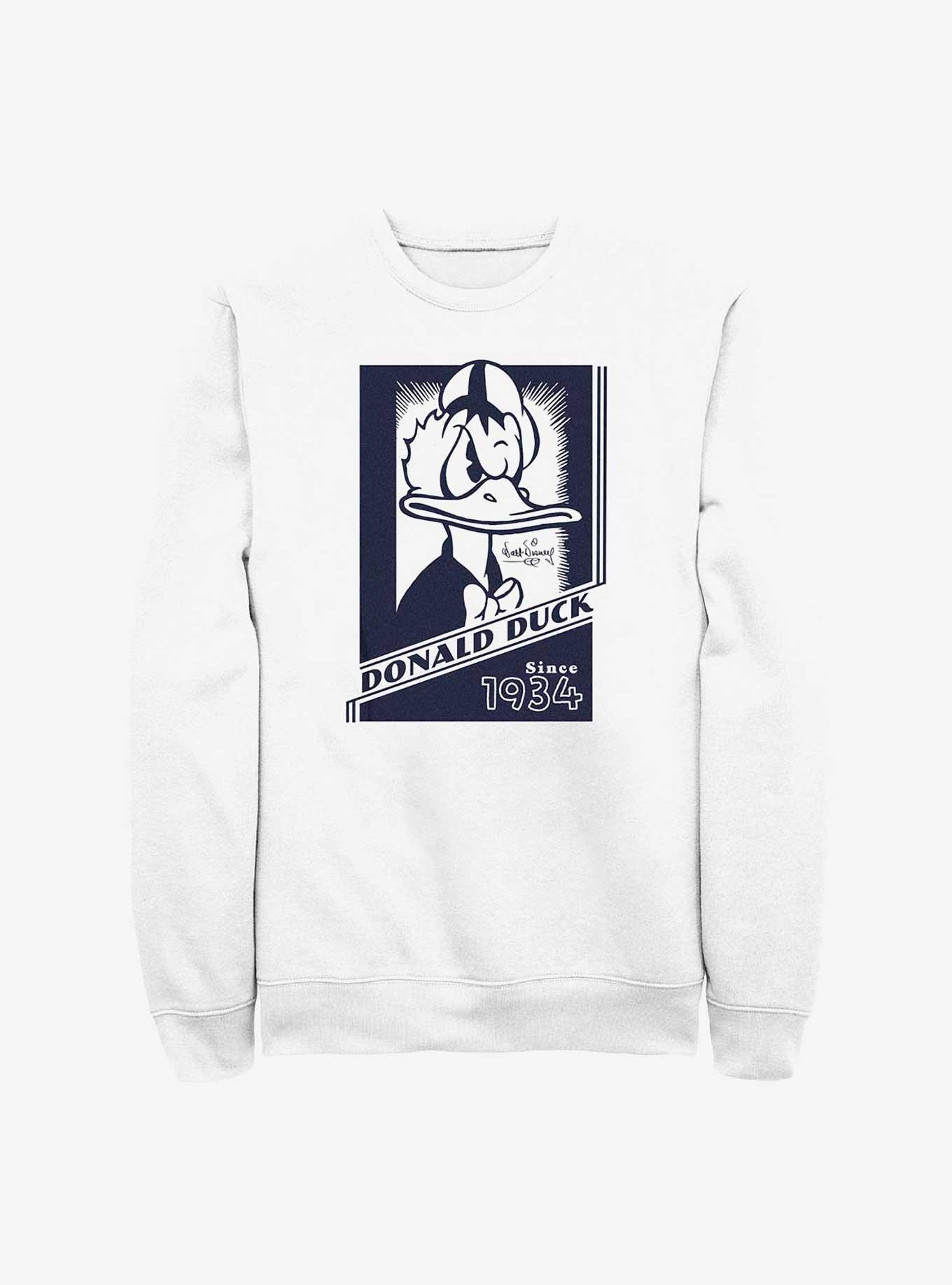 Disney100 Angry Donald Duck Poster Sweatshirt, , hi-res