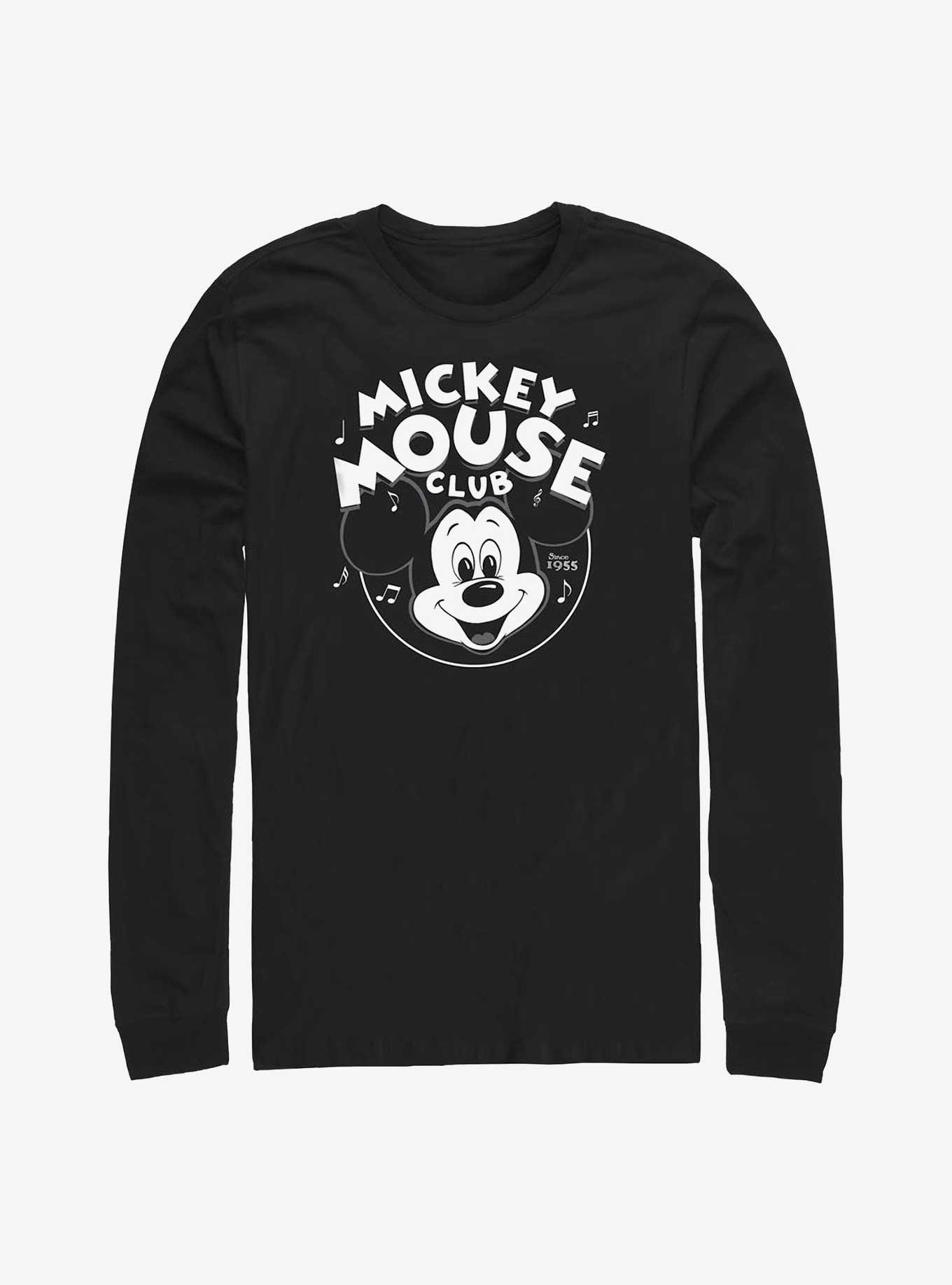 Disney100 Mickey Mouse Club Badge Long-Sleeve T-Shirt