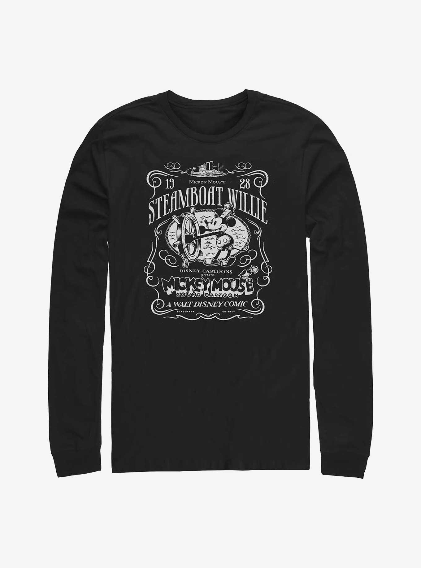 Disney100 Steamboat Willie Long-Sleeve T-Shirt, , hi-res