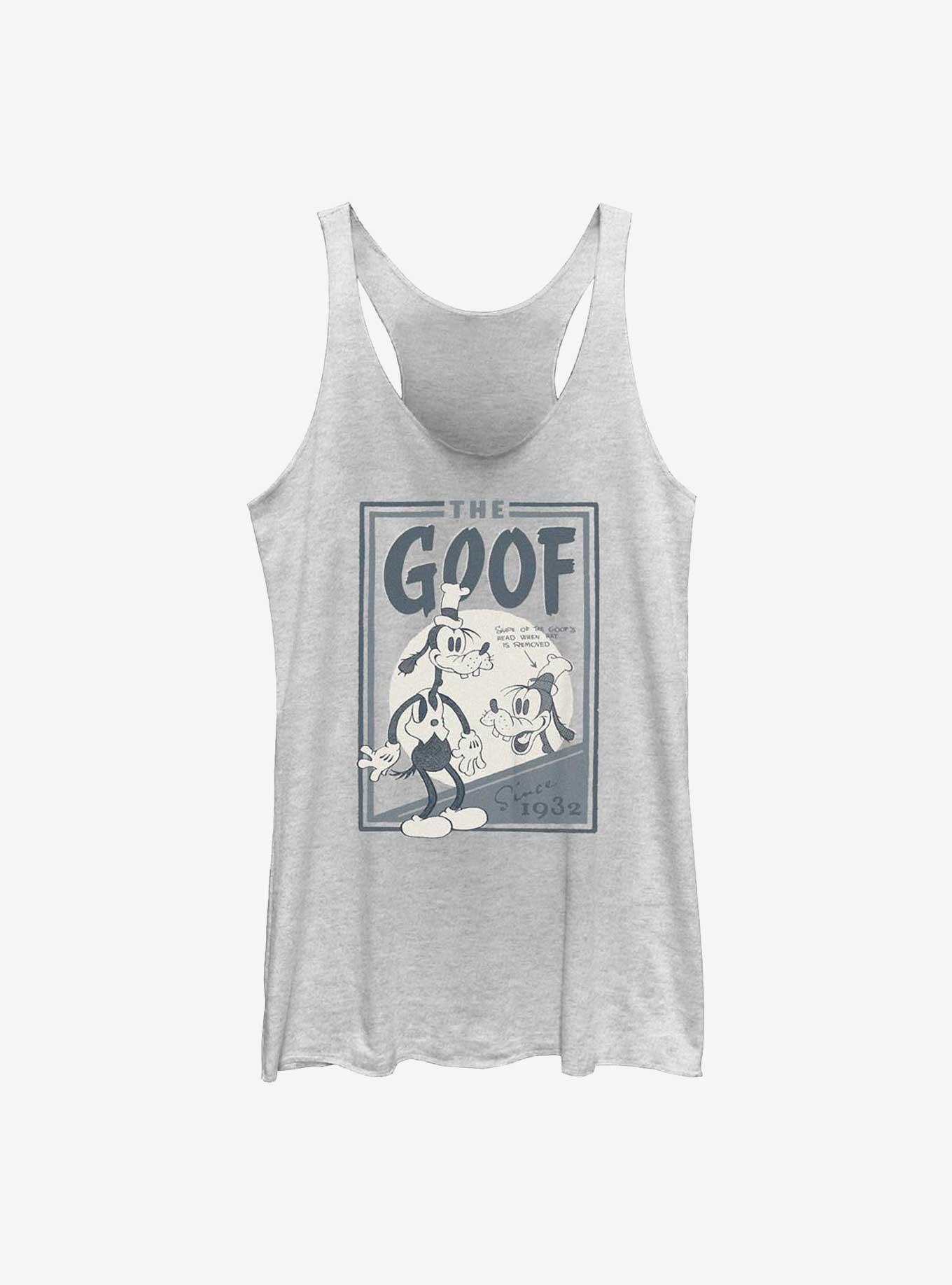 Disney100 Goofy The Goof Poster Girls Tank Top, WHITE HTR, hi-res