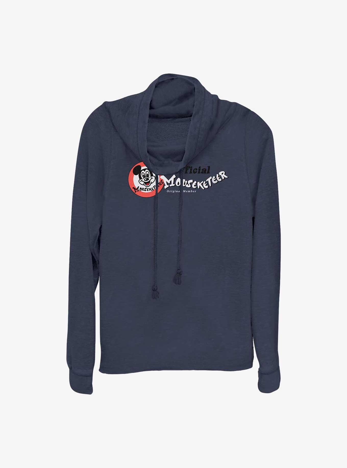 Disney 100 Official Mouseketeer Cowl Neck Long-Sleeve Top, , hi-res