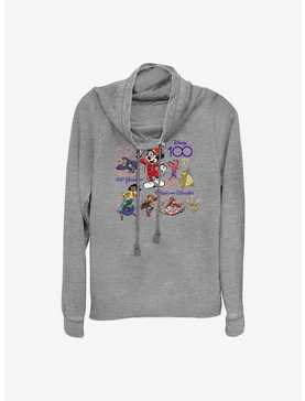 Disney 100 Mickey Mouse Wonder And Friends Cowl Neck Long-Sleeve Top, , hi-res