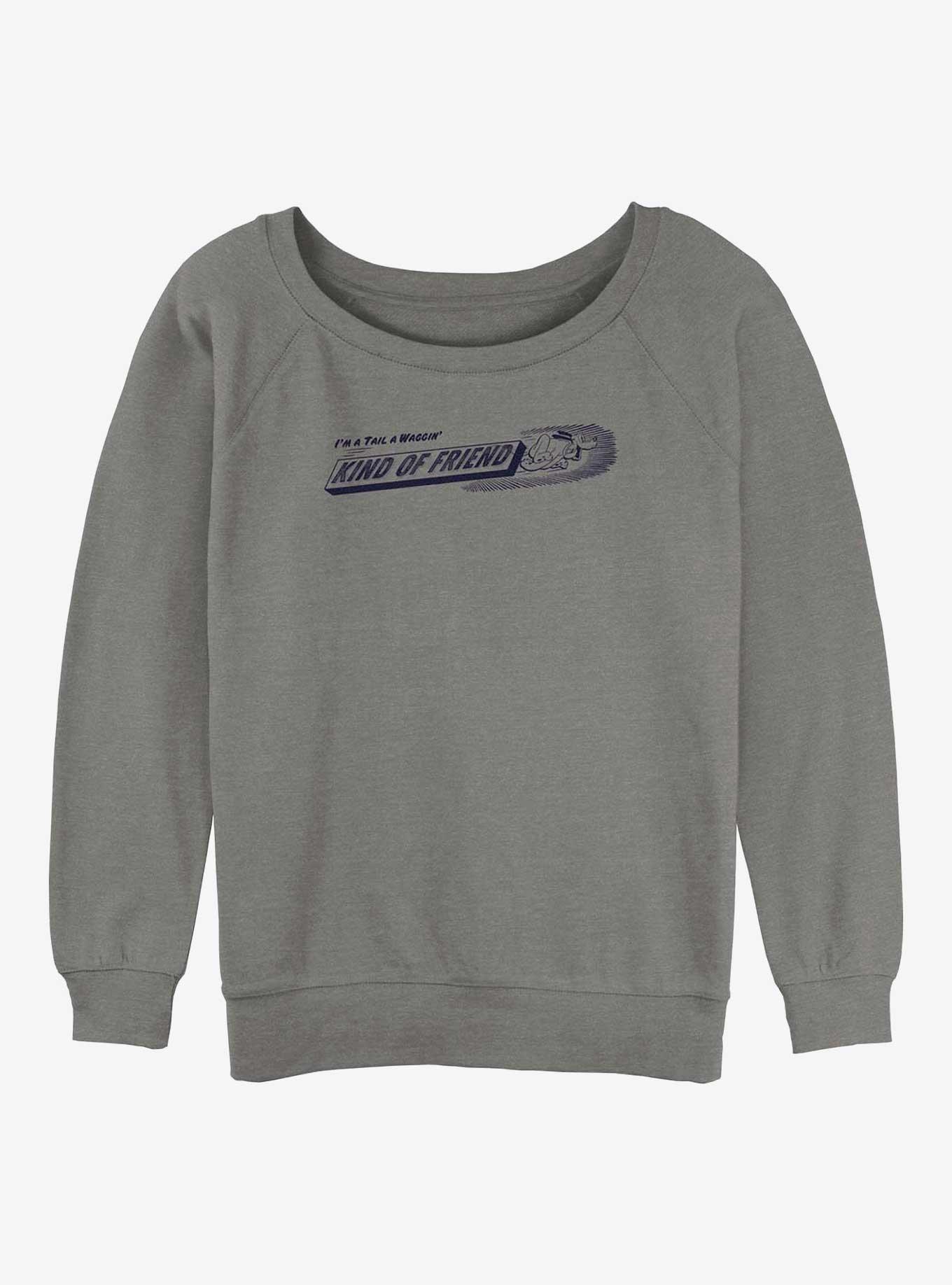 Disney 100 Pluto Tail Waggin' Kind Of Friend Girls Slouchy Sweatshirt, , hi-res