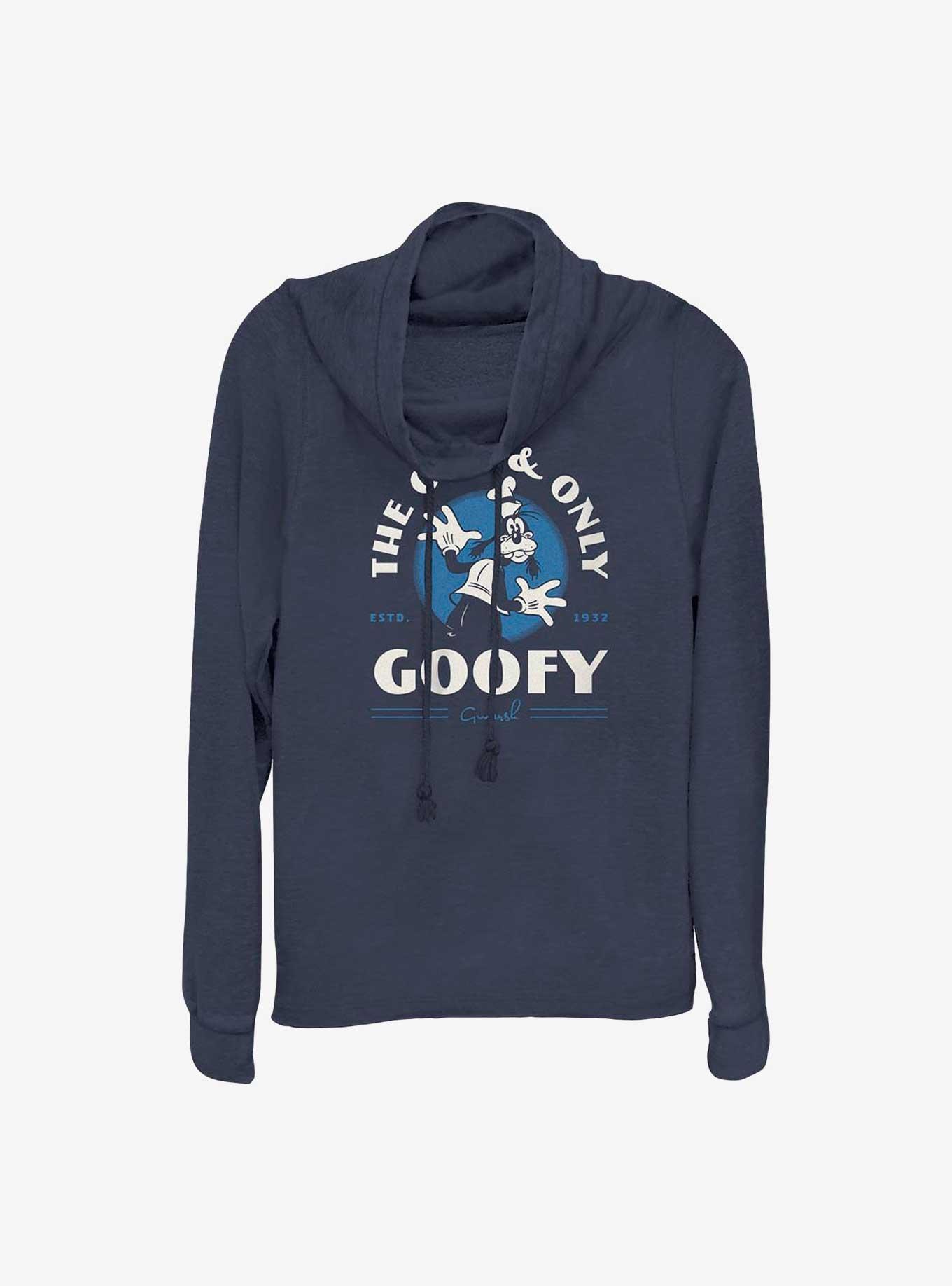 Disney 100 The One & Only Goofy Cowl Neck Long-Sleeve Top, , hi-res
