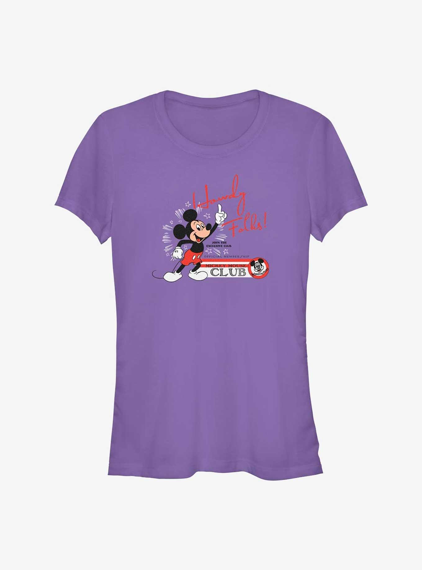 Disney 100 Mickey Mouse Howdy Folks Girls T-Shirt, , hi-res
