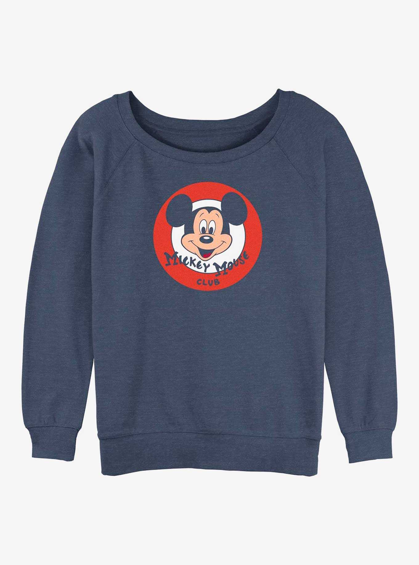 Disney 100 Mickey Mouse Club Girls Slouchy Sweatshirt, , hi-res