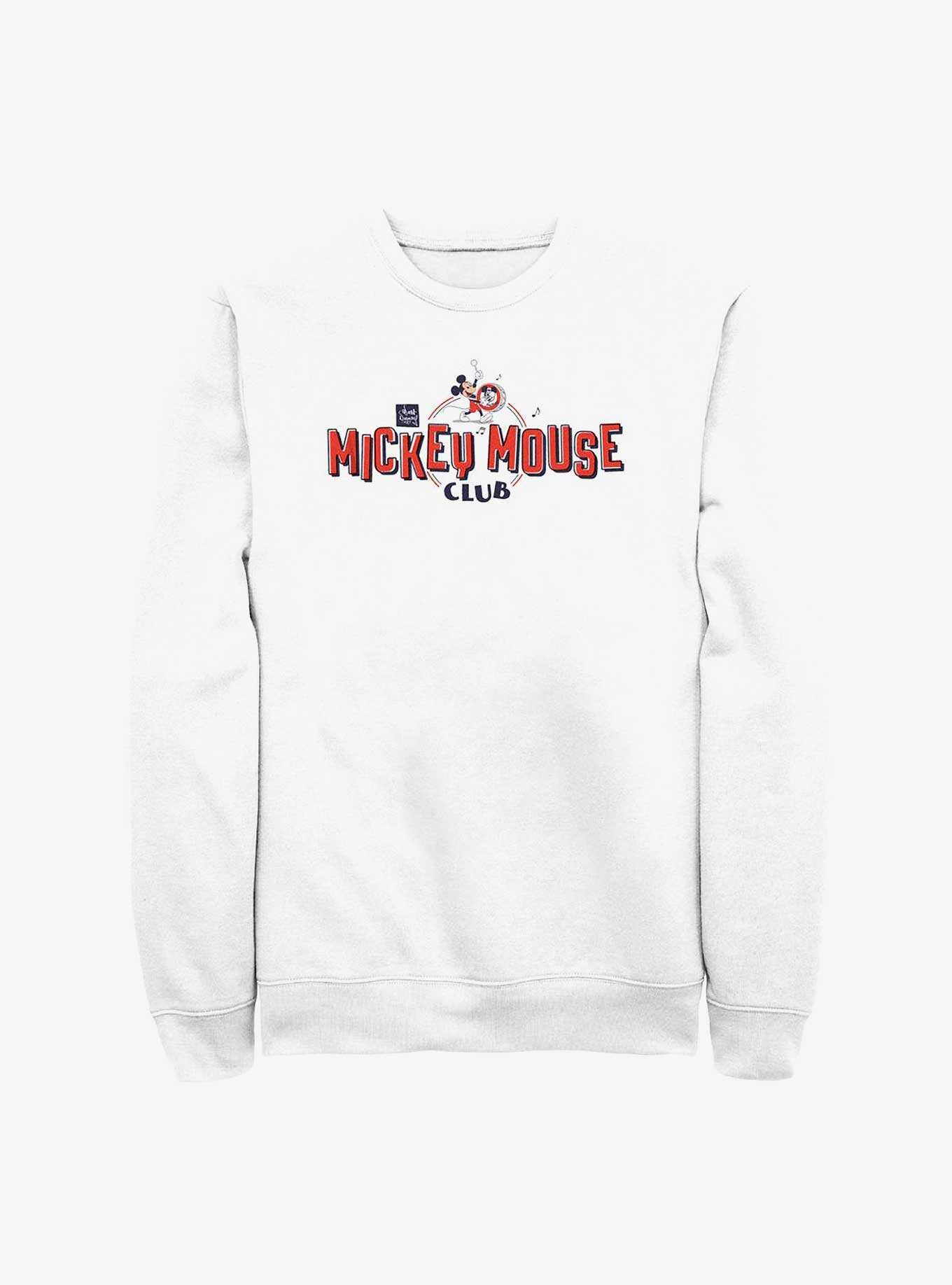 Disney 100 Mickey Mouse Club Logo Sweatshirt, , hi-res